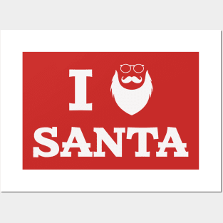 I Love Santa! Posters and Art